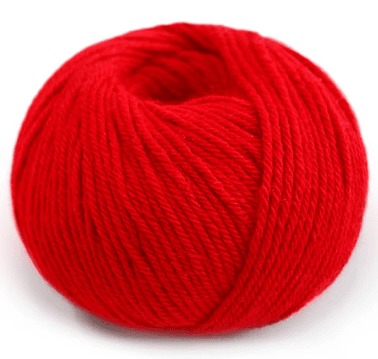 Ovillo Indiecita Rojo Encendido