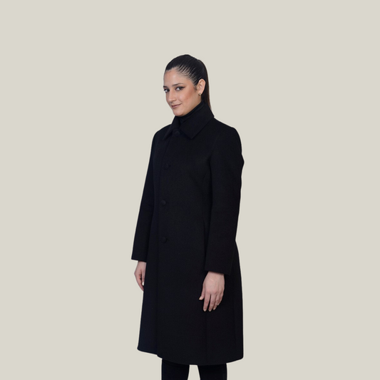 Abrigo Verónica Negro