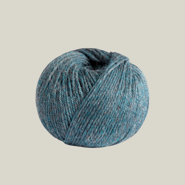 Indiecita Turquesa Melange Yarn — turquoise melange baby alpaca by All Alpaca