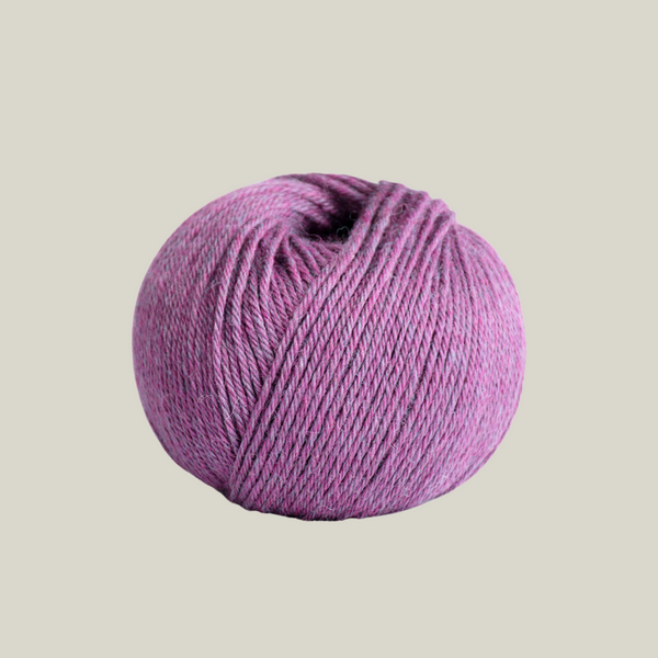Indiecita Morado Melange Yarn — purple melange baby alpaca by All Alpaca