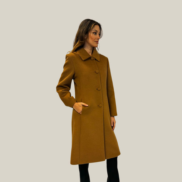 Verónica Canela Coat — canela baby alpaca by All Alpaca
