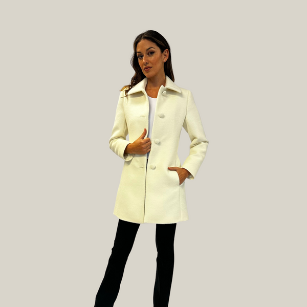Alessia Jacket — Bone — bone baby alpaca by All Alpaca