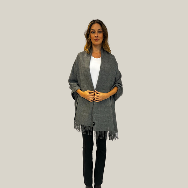 Tacna Ploma Wrap — único baby alpaca by All Alpaca