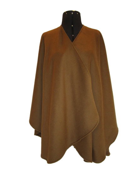 Daniela Corta Canela Cape — canela baby alpaca by All Alpaca