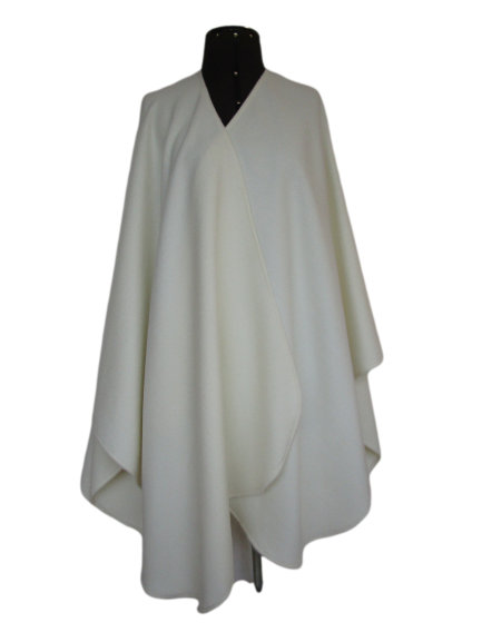 Daniela Larga Cape — Bone — bone baby alpaca by All Alpaca