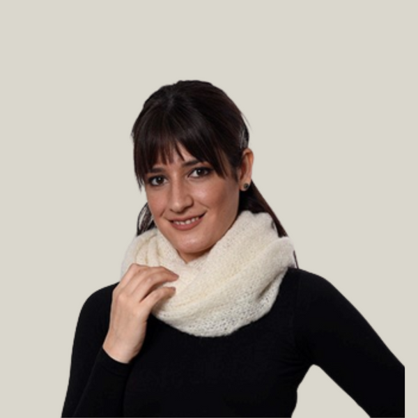 Calentador de Cuello Hueso — bone baby alpaca by All Alpaca