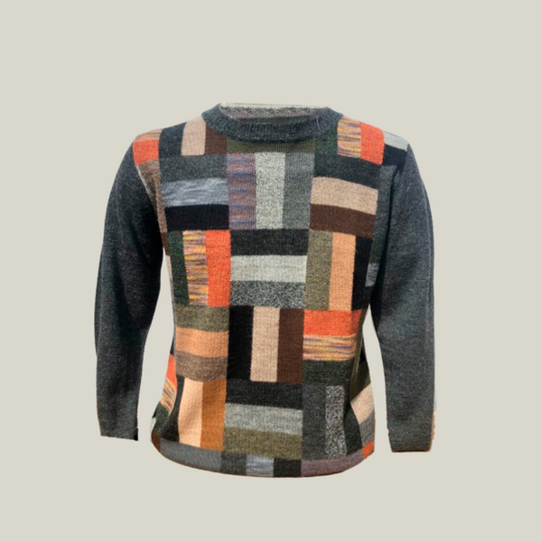 André Sweater — Gray — gray baby alpaca by All Alpaca