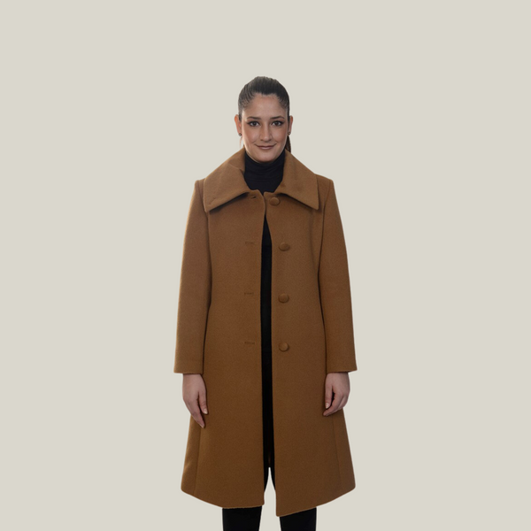 Bianca Canela Coat — canela baby alpaca by All Alpaca